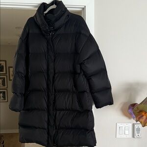 Eileen Fisher Classic Black Puffer Jacket